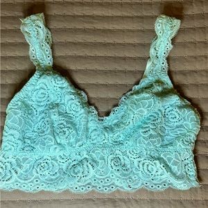 NWOT City streets, Medium, Mint Green/ Light Turquoise Bralette
